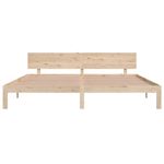 Casa si Gradina - Mobilier - Paturi si accesorii - Paturi - Cadru de pat, 200x200 cm, lemn masiv de pin - Infinity.ro