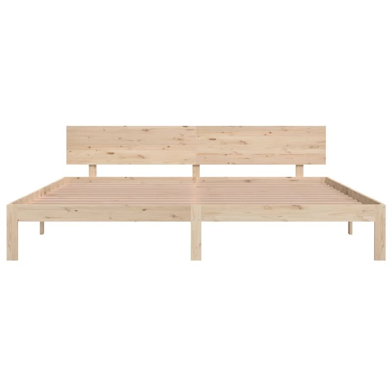 Casa si Gradina - Mobilier - Paturi si accesorii - Paturi - Cadru de pat, 200x200 cm, lemn masiv de pin - Infinity.ro