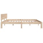 Casa si Gradina - Mobilier - Paturi si accesorii - Paturi - Cadru de pat, 200x200 cm, lemn masiv de pin - Infinity.ro