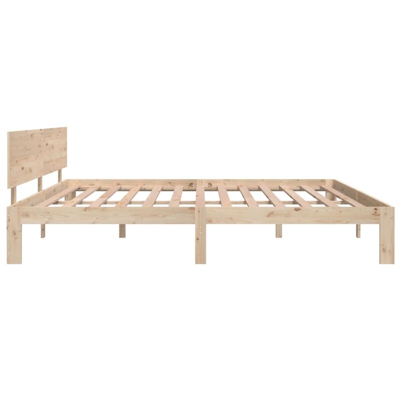 Casa si Gradina - Mobilier - Paturi si accesorii - Paturi - Cadru de pat, 200x200 cm, lemn masiv de pin - Infinity.ro