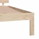 Casa si Gradina - Mobilier - Paturi si accesorii - Paturi - Cadru de pat, 200x200 cm, lemn masiv de pin - Infinity.ro