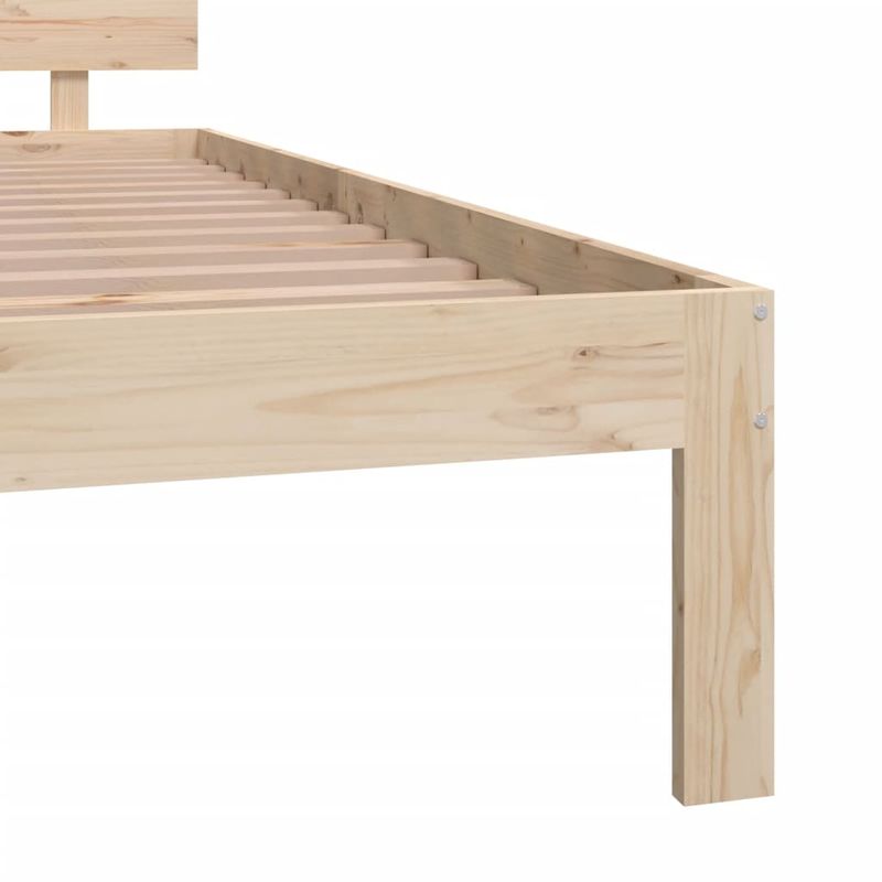 Casa si Gradina - Mobilier - Paturi si accesorii - Paturi - Cadru de pat, 200x200 cm, lemn masiv de pin - Infinity.ro