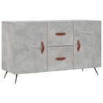 Casa si Gradina - Mobilier - Comode si corpuri - Comode - Servanta, gri beton, 100x36x60 cm, lemn compozit - Infinity.ro
