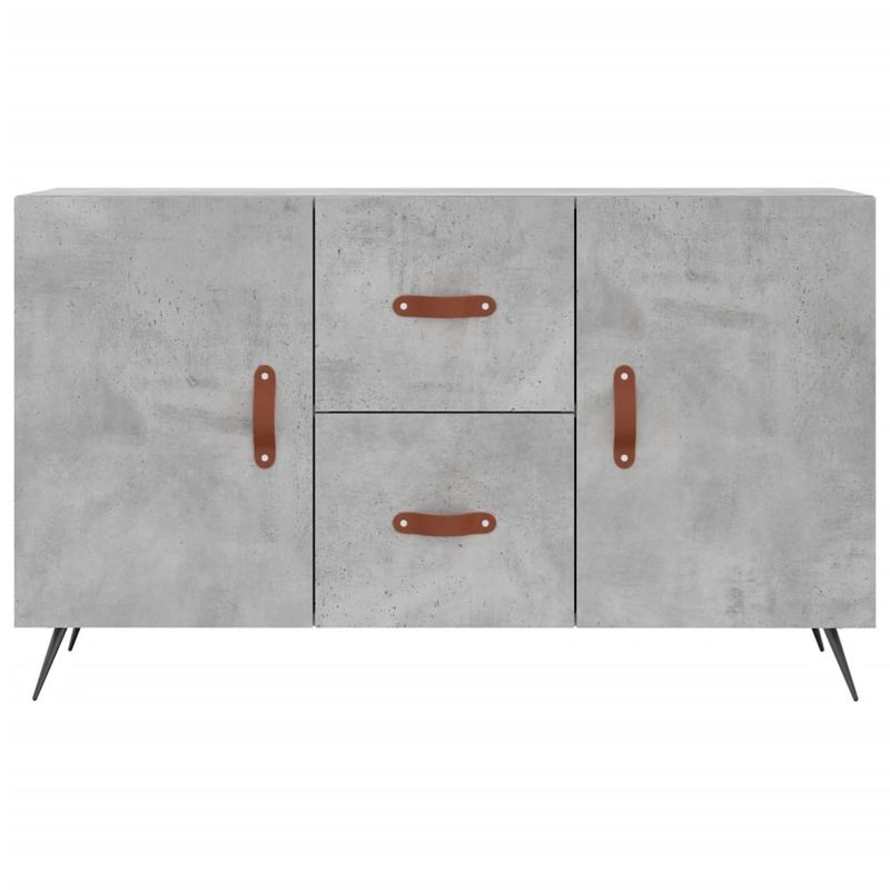 Casa si Gradina - Mobilier - Comode si corpuri - Comode - Servanta, gri beton, 100x36x60 cm, lemn compozit - Infinity.ro