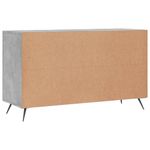 Casa si Gradina - Mobilier - Comode si corpuri - Comode - Servanta, gri beton, 100x36x60 cm, lemn compozit - Infinity.ro