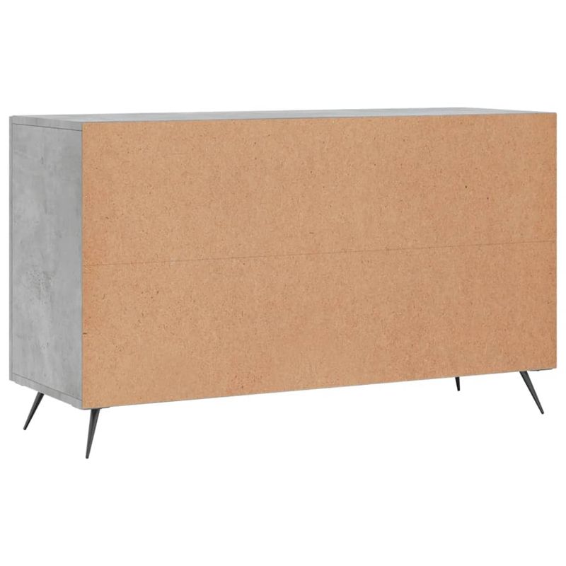 Casa si Gradina - Mobilier - Comode si corpuri - Comode - Servanta, gri beton, 100x36x60 cm, lemn compozit - Infinity.ro