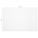 Casa si Gradina - Mobilier - Feronerie si accesorii mobila - Folie de protectie masa, mat, 140 x 90 cm, PVC, 2 mm - Infinity.ro
