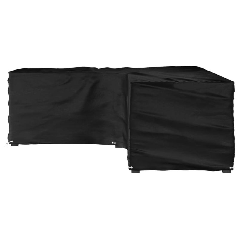 Casa si Gradina - Textile si covoare - Huse pentru mobilier - Husa mobilier de gradina in forma de L 16 ocheti, 210x260x80 cm - Infinity.ro