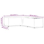 Casa si Gradina - Textile si covoare - Huse pentru mobilier - Husa mobilier de gradina in forma de L 16 ocheti, 210x260x80 cm - Infinity.ro