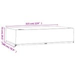 Casa si Gradina - Textile si covoare - Huse pentru mobilier - Husa pentru mobilier gradina, 12 ocheti, 315x180x75 cm, patrat - Infinity.ro