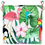 Casa si Gradina - Textile si covoare - Perne si pilote - Perne decorative - Perne scaun de gradina, 4 buc., multicolor, 40x40x3 cm, textil - Infinity.ro