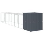 Petshop - Accesorii petshop - Culcusuri si custi - Custi interior si exterior - Cotet de pui cu incinta antracit 165x863x181 cm otel galvanizat - Infinity.ro