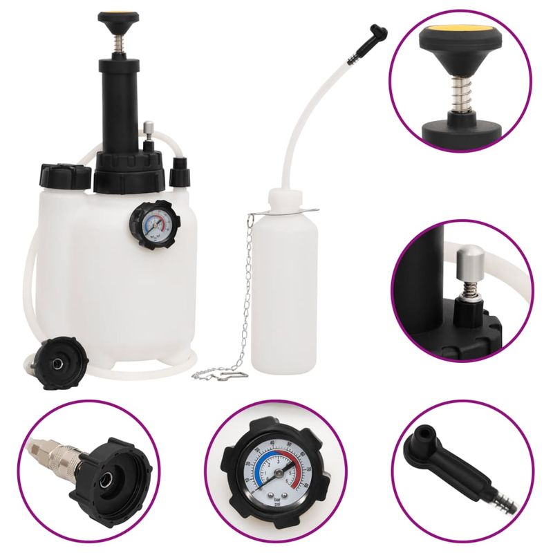 Auto si Moto - Reparatii si depanare - Scule auto - Scule si truse auto - Purjor de frana, alb si negru, 3 L - Infinity.ro