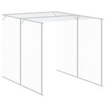 Petshop - Accesorii petshop - Culcusuri si custi - Custi interior si exterior - Cotet pui cu incinta gri deschis 165x1271x181cm otel galvanizat - Infinity.ro
