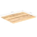 Casa si Gradina - Mobilier - Feronerie si accesorii mobila - Blat de masa, 80x70 cm, lemn masiv mango, 15-16 mm - Infinity.ro