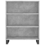 Casa si Gradina - Mobilier - Comode si corpuri - Comode - Dulap inalt, gri beton, 69,5x32,5x180 cm, lemn compozit - Infinity.ro