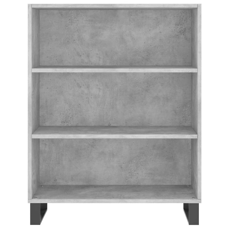 Casa si Gradina - Mobilier - Comode si corpuri - Comode - Dulap inalt, gri beton, 69,5x32,5x180 cm, lemn compozit - Infinity.ro