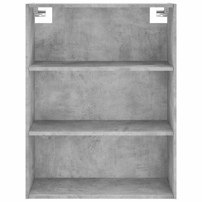Casa si Gradina - Mobilier - Comode si corpuri - Comode - Dulap inalt, gri beton, 69,5x32,5x180 cm, lemn compozit - Infinity.ro
