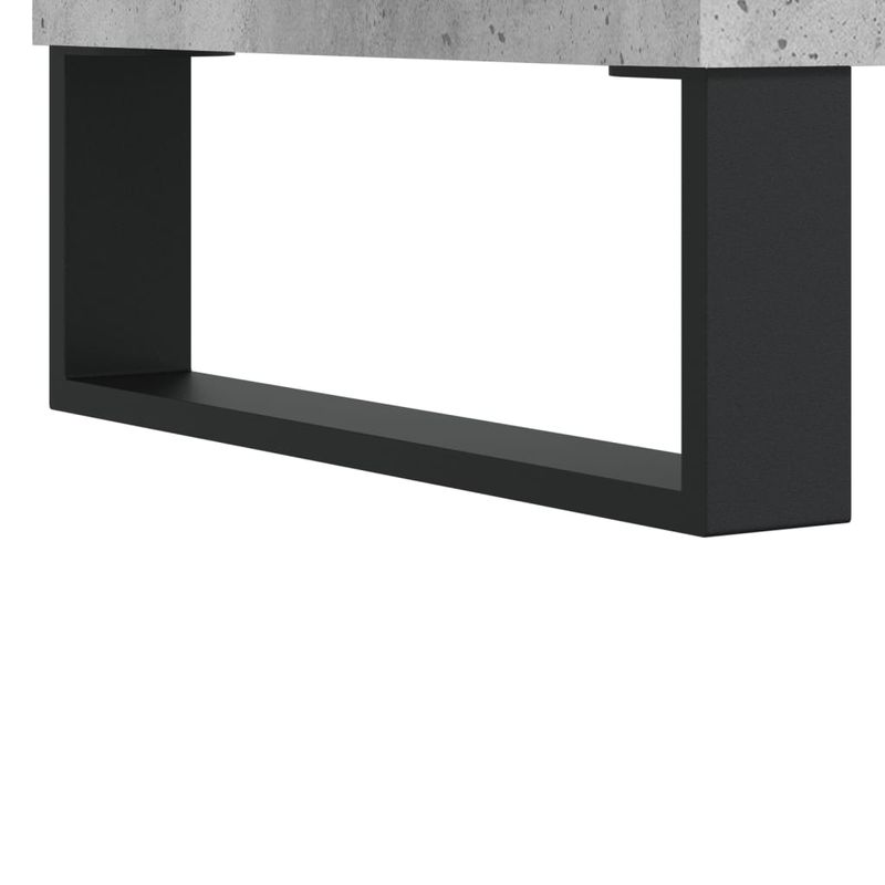 Casa si Gradina - Mobilier - Comode si corpuri - Comode - Dulap inalt, gri beton, 69,5x32,5x180 cm, lemn compozit - Infinity.ro