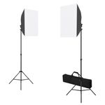 TV, Audio-Video si Foto - Aparate foto si accesorii - Accesorii foto si video - Blitzuri - Set studio foto cu lampi, fundal si reflector - Infinity.ro