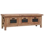 Casa si Gradina - Mobilier - Comode si corpuri - Comode - Comoda TV cu 3 sertare, 120 x 30 x 40 cm, lemn masiv de mahon - Infinity.ro