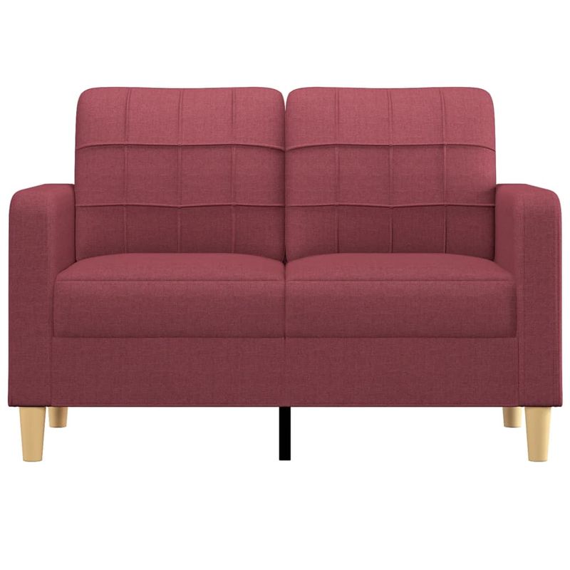 Casa si Gradina - Mobilier - Canapele si coltare - Canapele - Canapea cu 2 locuri, rosu vin, 120 cm, material textil - Infinity.ro