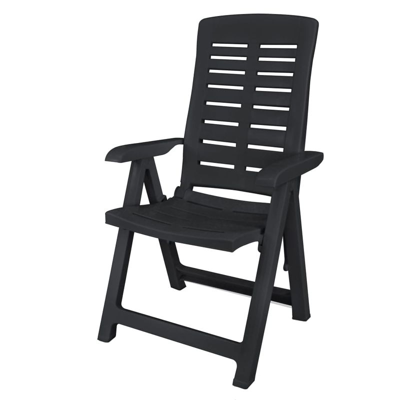 Casa si Gradina - Gradina si terasa - Mobilier exterior - Seturi mobila gradina - Set mobilier de exterior, 11 piese, antracit, plastic - Infinity.ro