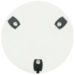 Casa si Gradina - Gradinarit si plante - Plante si ghivece - Ghivece si suporturi - Suport cu role de plante 4 buc. 28 cm sticla securizata rotund - Infinity.ro