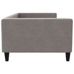 Casa si Gradina - Mobilier - Paturi si accesorii - Paturi - Cadru de pat, gri taupe, 100 x 200 cm, material textil - Infinity.ro