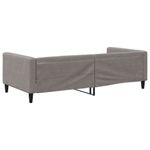 Casa si Gradina - Mobilier - Paturi si accesorii - Paturi - Cadru de pat, gri taupe, 100 x 200 cm, material textil - Infinity.ro