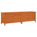 Casa si Gradina - Gradina si terasa - Mobilier exterior - Dulapuri si lazi depozitare exterior - Lada depozitare gradina maro 198,5x50x56,5 cm lemn masiv brad - Infinity.ro