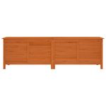Casa si Gradina - Gradina si terasa - Mobilier exterior - Dulapuri si lazi depozitare exterior - Lada depozitare gradina maro 198,5x50x56,5 cm lemn masiv brad - Infinity.ro