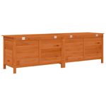 Casa si Gradina - Gradina si terasa - Mobilier exterior - Dulapuri si lazi depozitare exterior - Lada depozitare gradina maro 198,5x50x56,5 cm lemn masiv brad - Infinity.ro