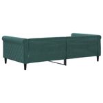 Casa si Gradina - Mobilier - Paturi si accesorii - Paturi - Cadru de pat, verde inchis, 100x200 cm, catifea - Infinity.ro