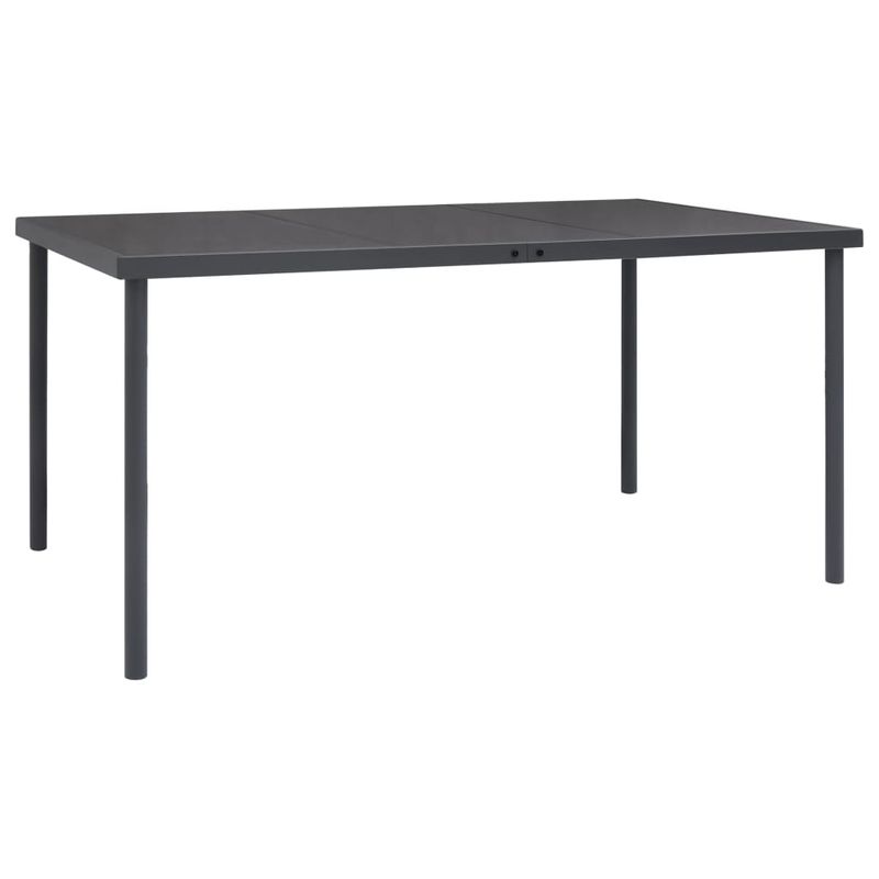 Casa si Gradina - Gradina si terasa - Mobilier exterior - Seturi mobila gradina - Set mobilier de gradina, 5 piese, negru, otel si textilena - Infinity.ro