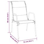 Casa si Gradina - Gradina si terasa - Mobilier exterior - Seturi mobila gradina - Set mobilier de gradina, 5 piese, negru, otel si textilena - Infinity.ro