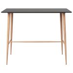 Casa si Gradina - Mobilier - Seturi de mobilier - Seturi bucatarie - Set mobilier de bar, 5 piese, negru si alb - Infinity.ro