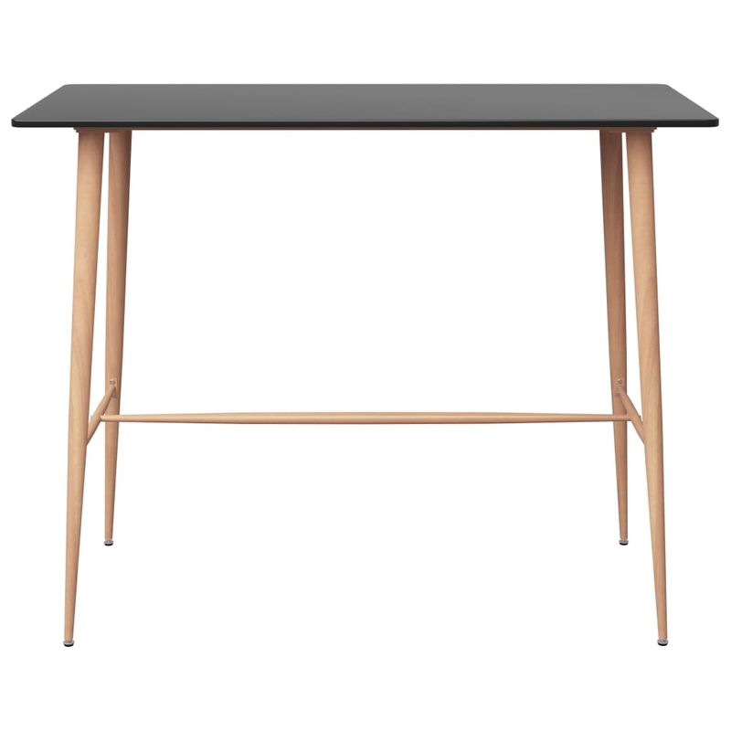 Casa si Gradina - Mobilier - Seturi de mobilier - Seturi bucatarie - Set mobilier de bar, 5 piese, negru si alb - Infinity.ro