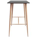 Casa si Gradina - Mobilier - Seturi de mobilier - Seturi bucatarie - Set mobilier de bar, 5 piese, negru si alb - Infinity.ro