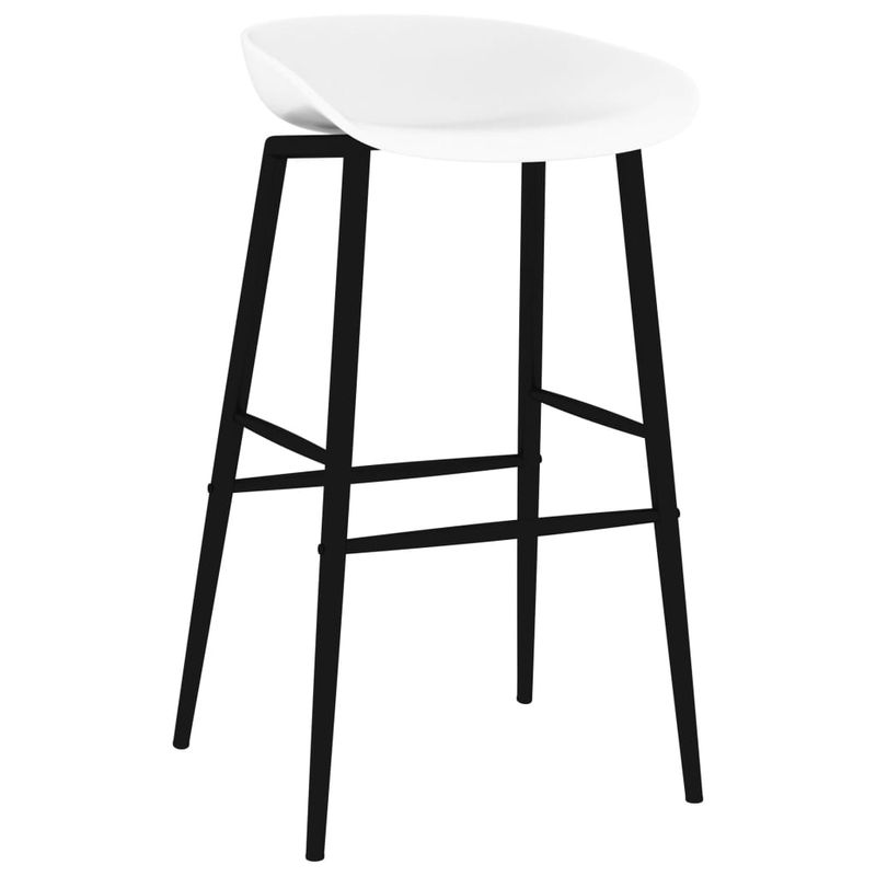 Casa si Gradina - Mobilier - Seturi de mobilier - Seturi bucatarie - Set mobilier de bar, 5 piese, negru si alb - Infinity.ro