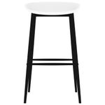 Casa si Gradina - Mobilier - Seturi de mobilier - Seturi bucatarie - Set mobilier de bar, 5 piese, negru si alb - Infinity.ro