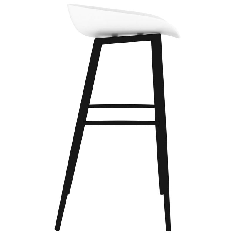 Casa si Gradina - Mobilier - Seturi de mobilier - Seturi bucatarie - Set mobilier de bar, 5 piese, negru si alb - Infinity.ro