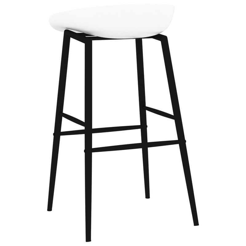 Casa si Gradina - Mobilier - Seturi de mobilier - Seturi bucatarie - Set mobilier de bar, 5 piese, negru si alb - Infinity.ro