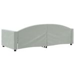 Casa si Gradina - Mobilier - Paturi si accesorii - Paturi - Cadru de pat, gri deschis, 90x200 cm, catifea - Infinity.ro