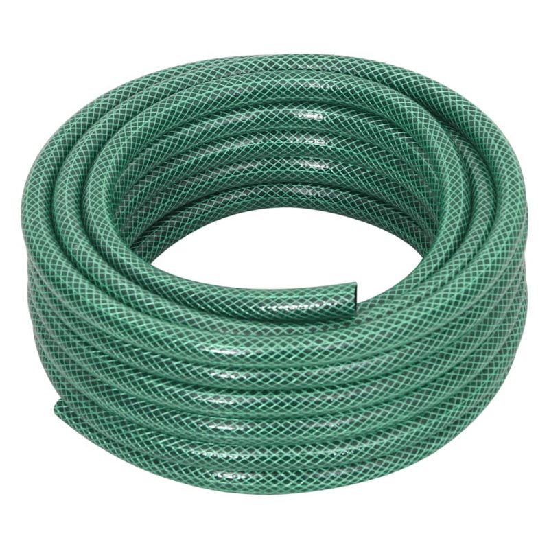 Casa si Gradina - Gradinarit si plante - Instalatii si accesorii pentru irigatii - Furtunuri de gradina si accesorii - Furtun de gradina cu set de racorduri, verde, 0,6", 30 m, PVC - Infinity.ro