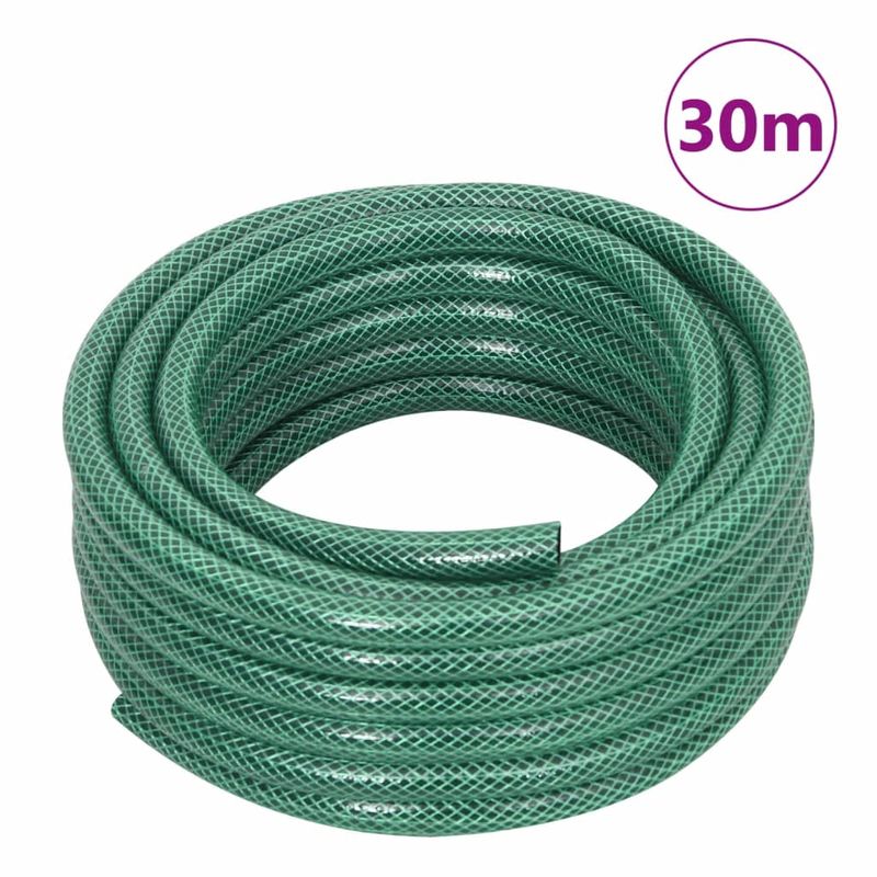 Casa si Gradina - Gradinarit si plante - Instalatii si accesorii pentru irigatii - Furtunuri de gradina si accesorii - Furtun de gradina cu set de racorduri, verde, 0,6", 30 m, PVC - Infinity.ro