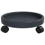 Casa si Gradina - Gradinarit si plante - Plante si ghivece - Ghivece si suporturi - Carucioare pentru plante cu roti 2 buc. gri diametru 34cm 35kg - Infinity.ro