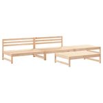 Casa si Gradina - Gradina si terasa - Mobilier exterior - Seturi mobila gradina - Set mobilier relaxare de gradina, 4 piese, lemn masiv de pin - Infinity.ro