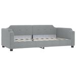 Casa si Gradina - Mobilier - Paturi si accesorii - Paturi - Pat de zi, gri deschis, 90x200 cm, material textil - Infinity.ro