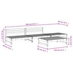 Casa si Gradina - Gradina si terasa - Mobilier exterior - Seturi mobila gradina - Set mobilier relaxare de gradina, 4 piese, lemn masiv de pin - Infinity.ro